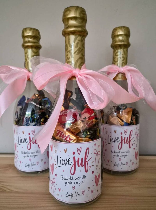 Gepersonaliseerde Chocoladefles