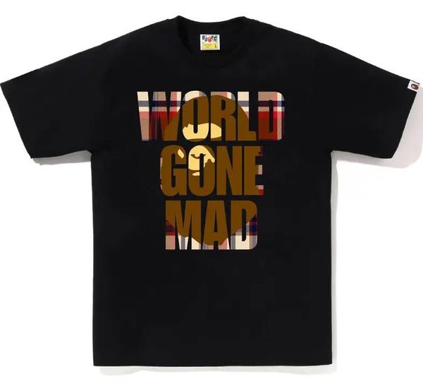 BAPE World Gone Mad Overlap Tee