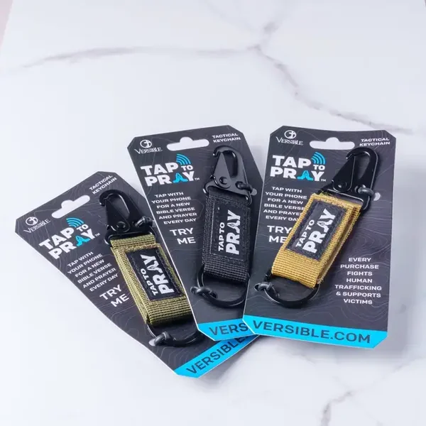 Tap To Pray™ - Tactical Carabiner Keychain