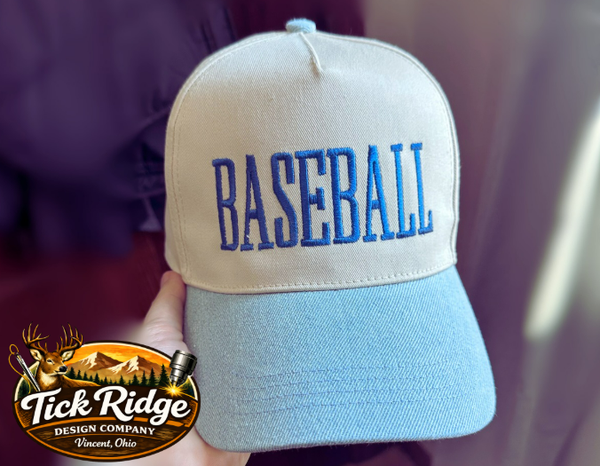 Embroidered Trucker Hat - Baseball