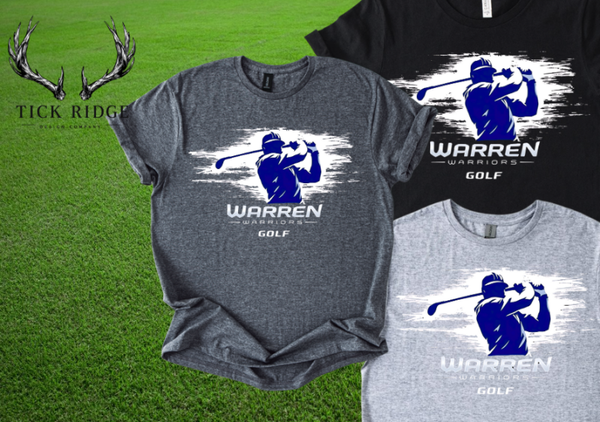 Warren Warriors Golf Tee's