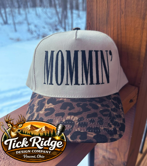 Embroidered Trucker Hat - Mommin'