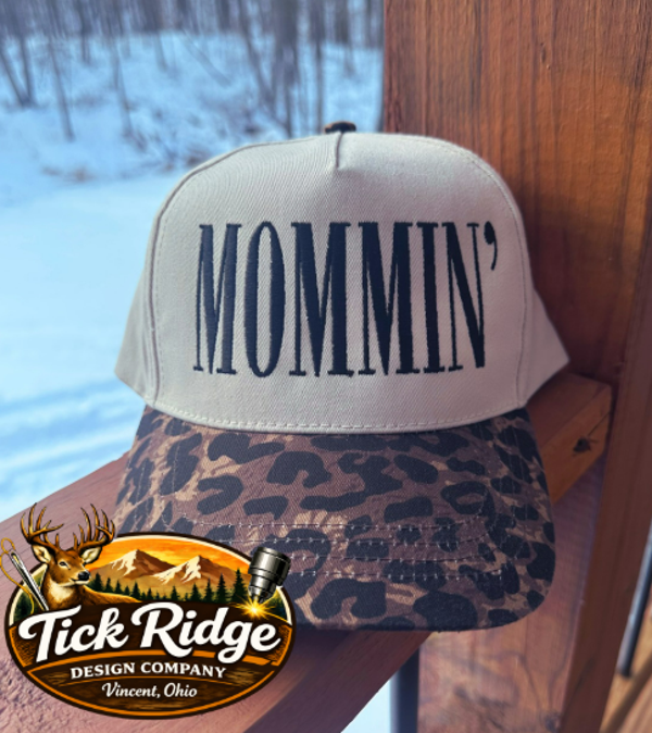 Embroidered Trucker Hat - Mommin'