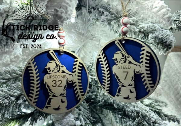 Baseball Ornament