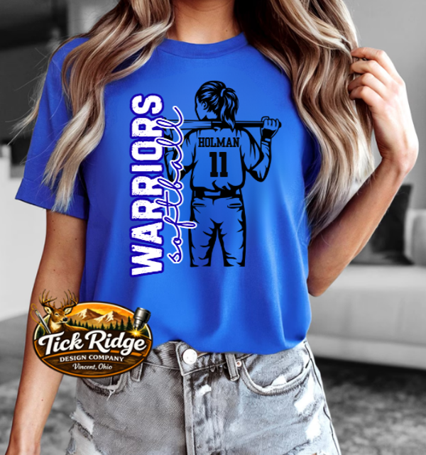 Warriors Softball Custom Player