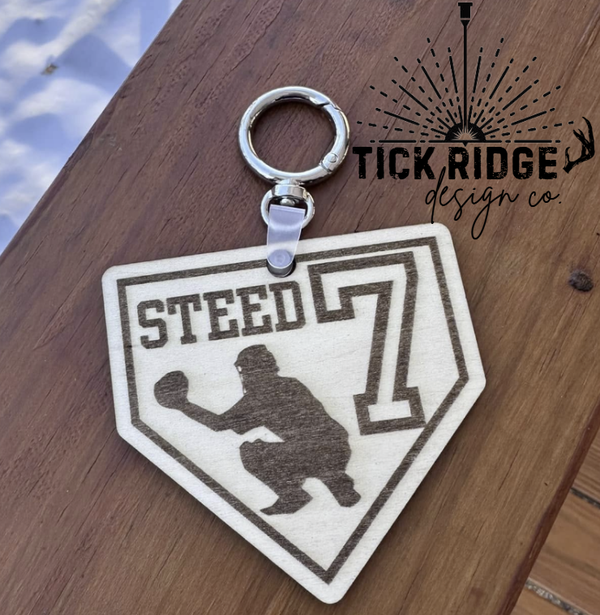Baseball Bag Tag