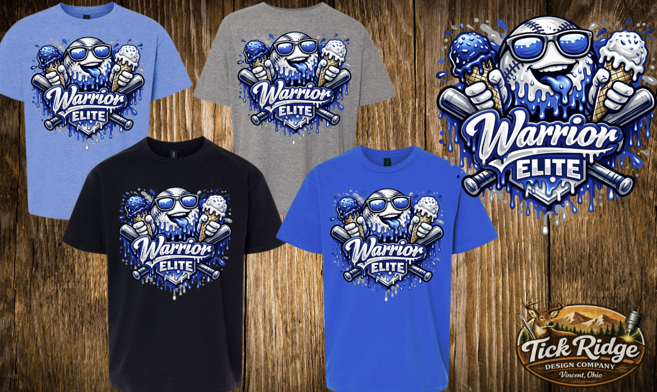 Boys Ice Cream Drip Tee - Warrior Elite