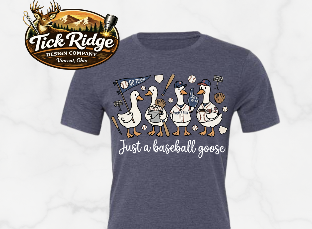 Baseball Goose Tee