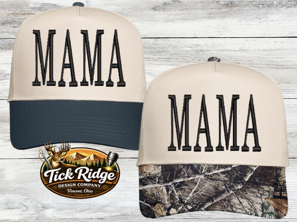 Embroidered Trucker Hat - MAMA