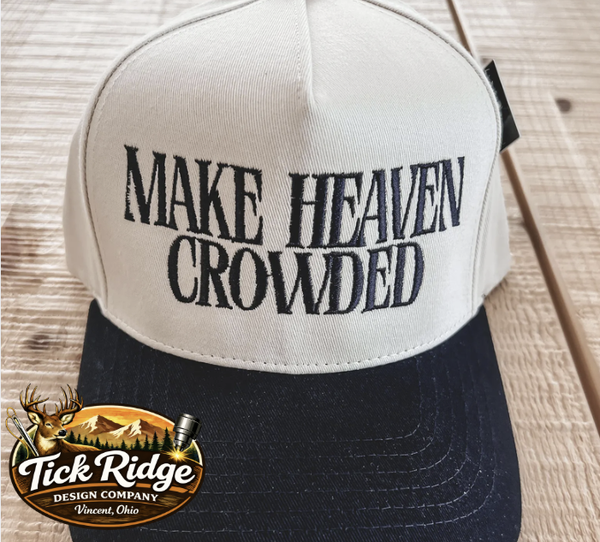 Embroidered Trucker Hat - Make Heaven Crowded