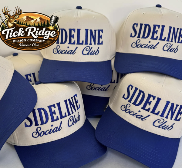 Embroidered Trucker Hat - Sideline Social Club