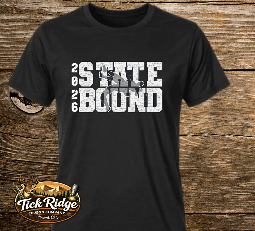 Wrestling State Bound Tees