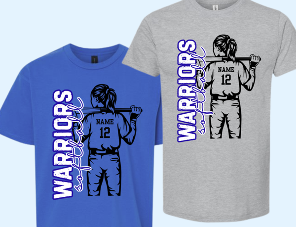 Warriors Softball Custom Tee