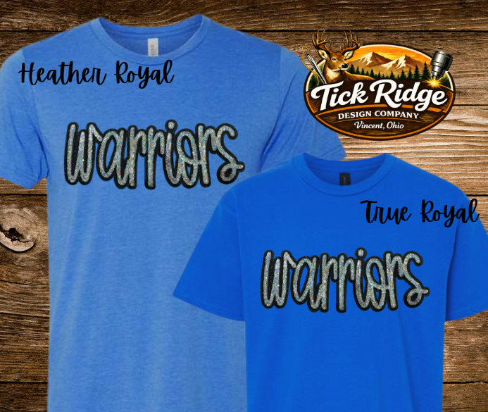 Warriors Sequin Tee