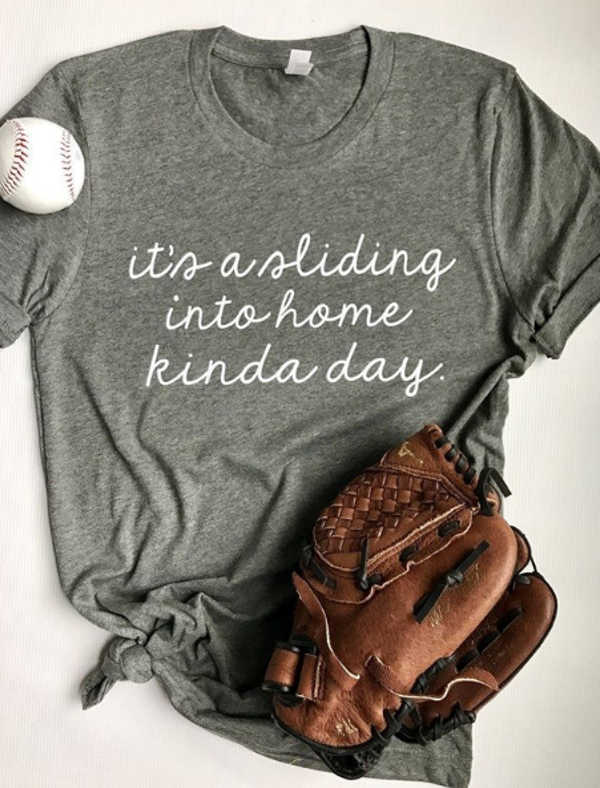 Sliding into Home Tee
