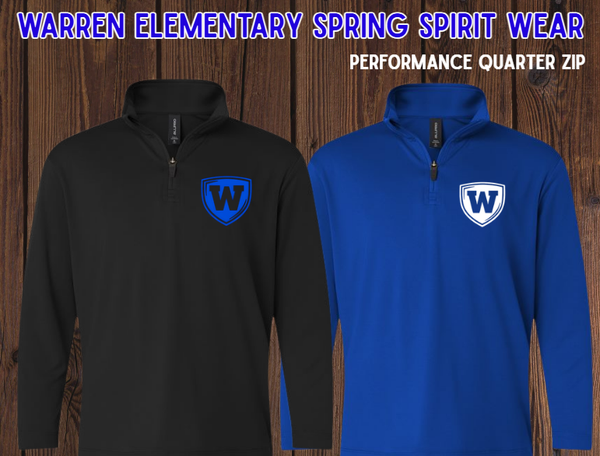 Elementary Spring Spirit Wear - Quarter Zip