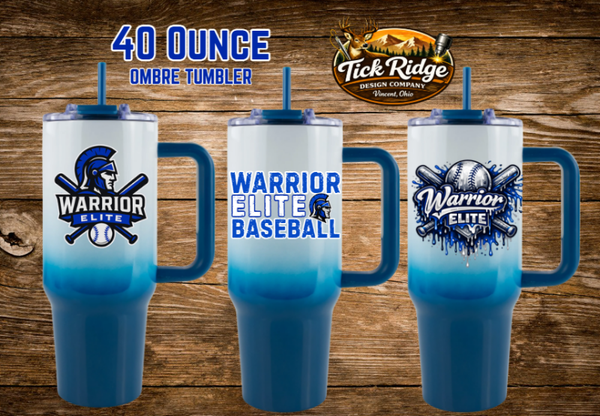 Elite 40 ounce Ombre Tumbler