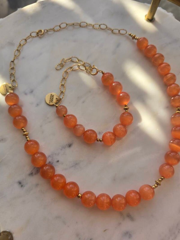 Komplet tygrysie orange