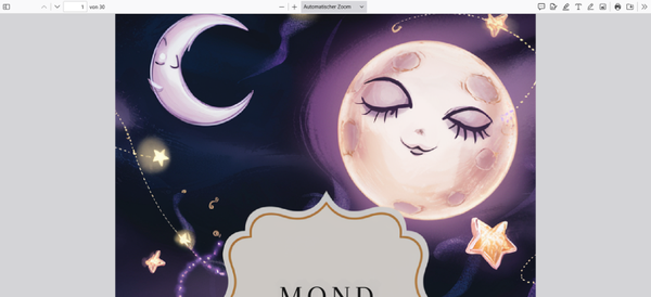 Mondplaner 2026 PDF