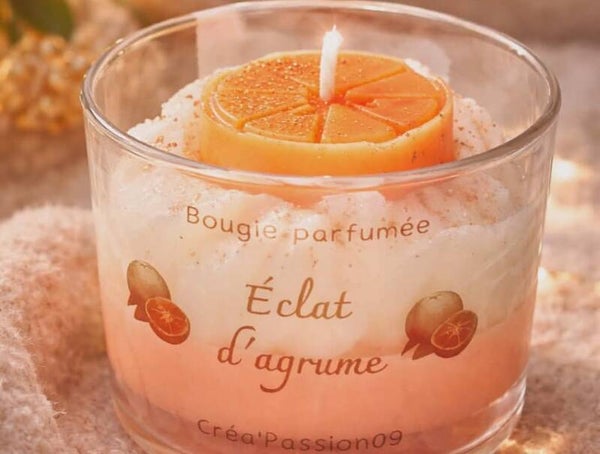 BOUGIE FANTAISIE AGRUMES