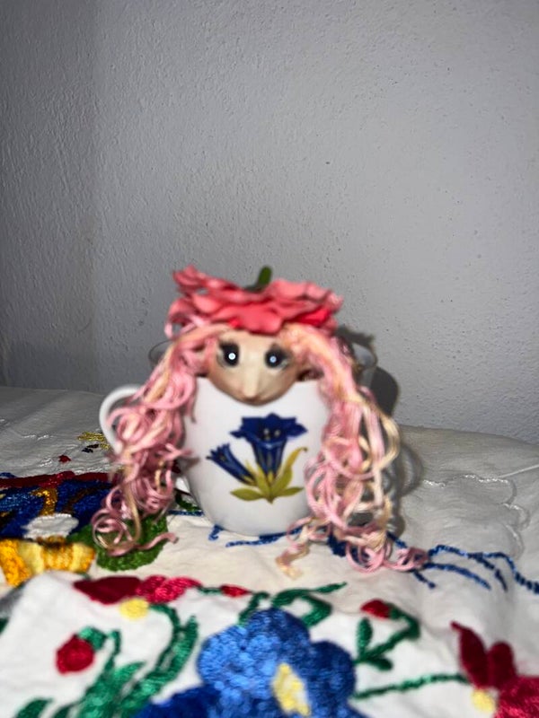 Clay Elfen Figur Unikat