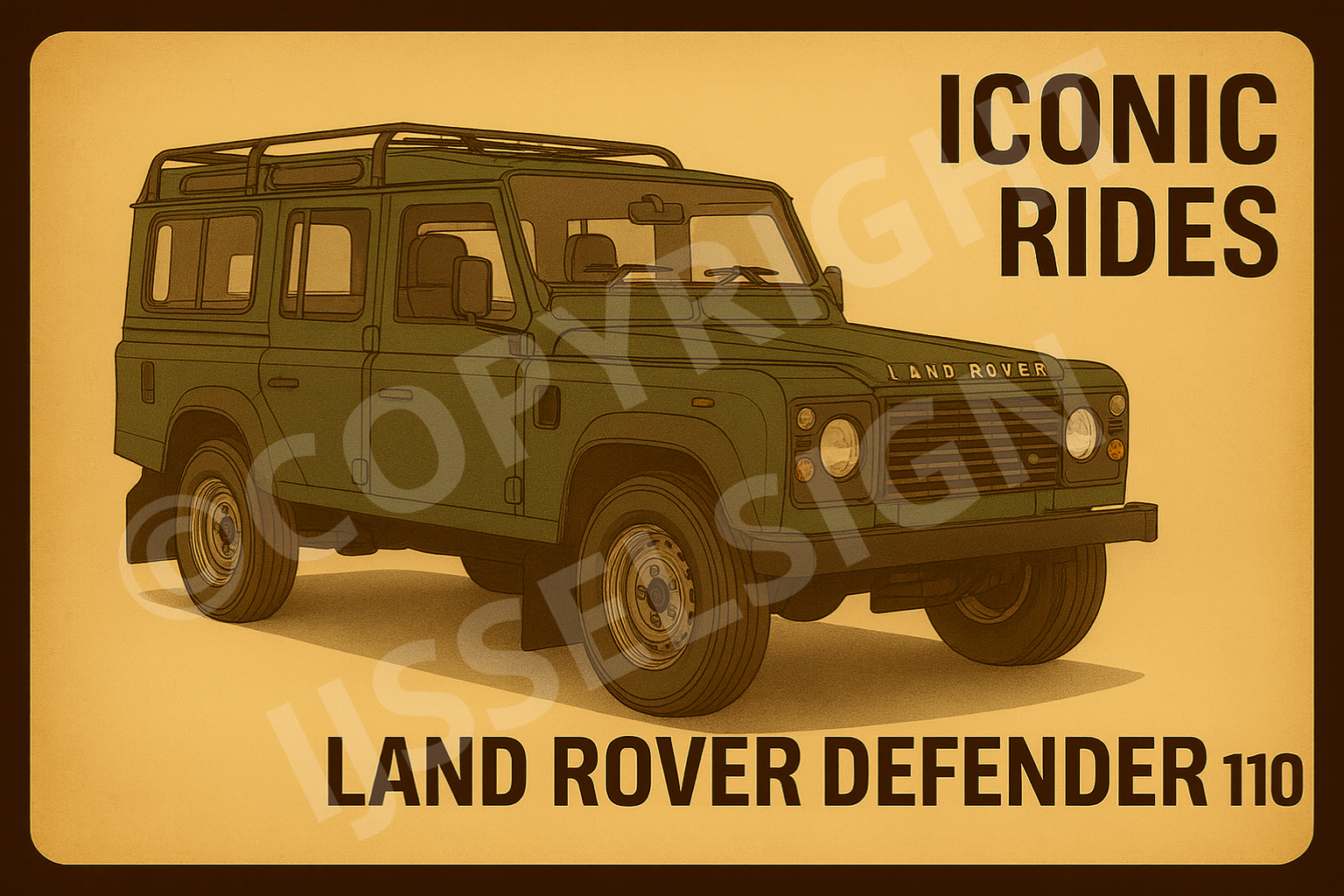 Land Rover Defender bord
