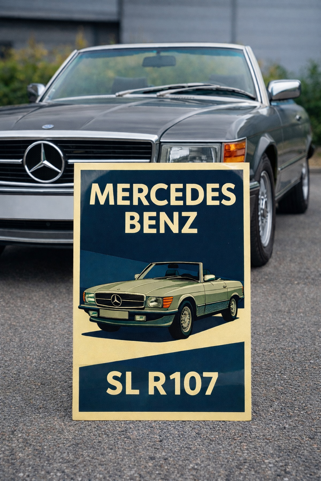 Mercedes SL R107 bord