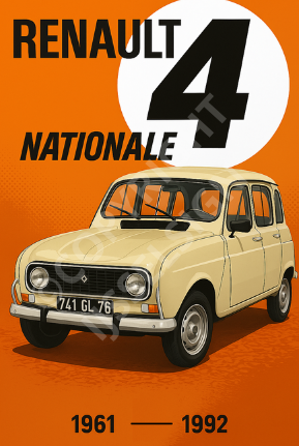 Renault 4 bord