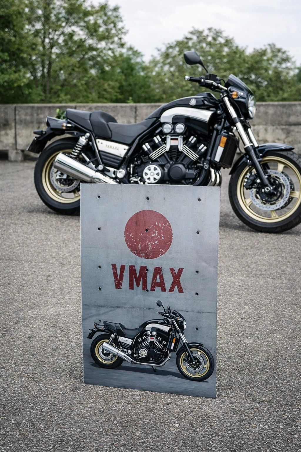 Yamaha VMAX classic bord