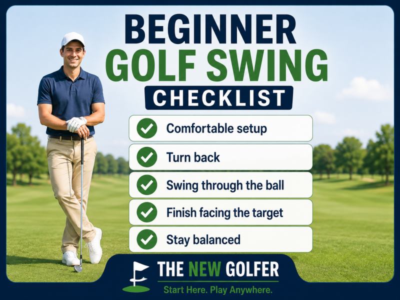 Golf Swing Beginner Checklist