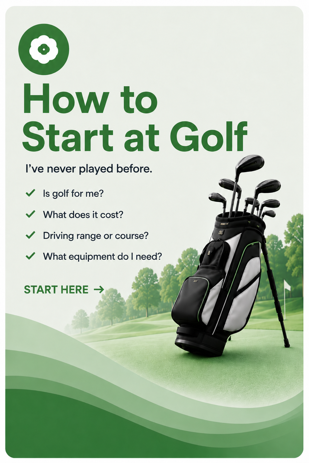 I am Thinking About Playing Golf  -  I have never played before. Is golf for me? What does it cost? Driving Range or Course? What equipment do I need?