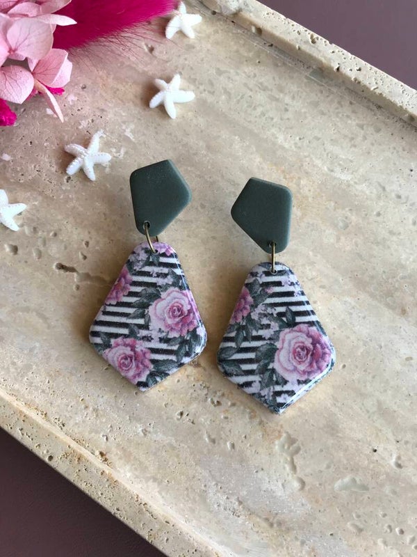 Caliope little green stripes