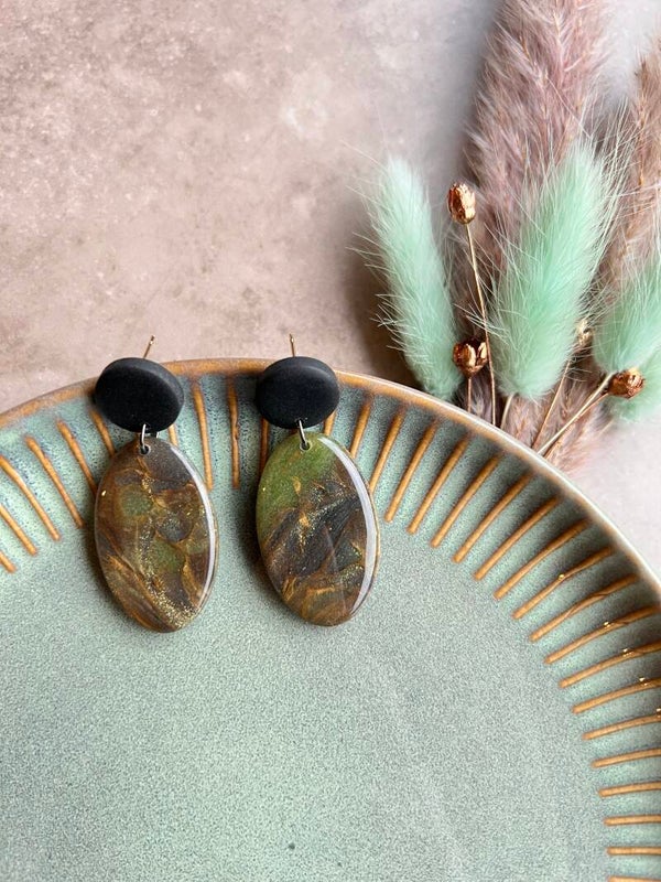 Oorbellen MOSSY ALURE small