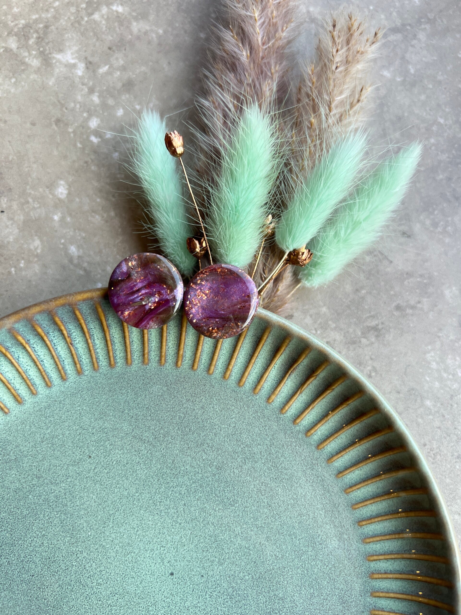 Studs AMETHYST FOREST
