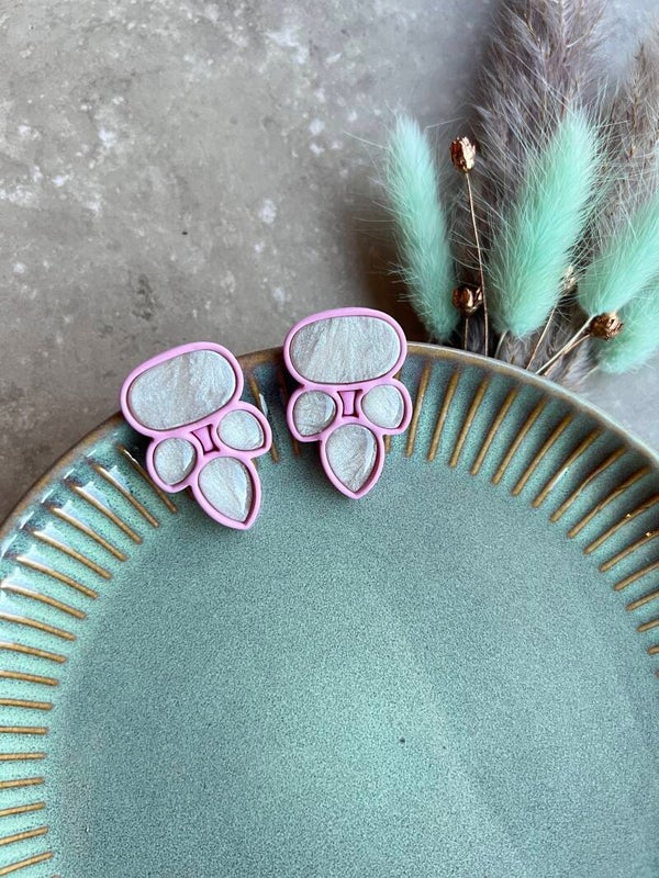 Untamed studs MAISON BLUSH