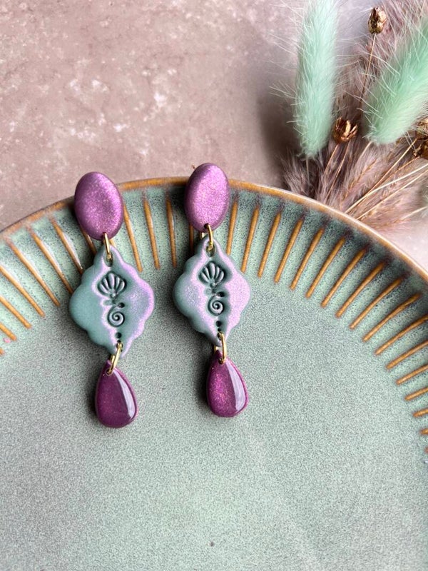 Statement oorbellen MERMAID GLOW