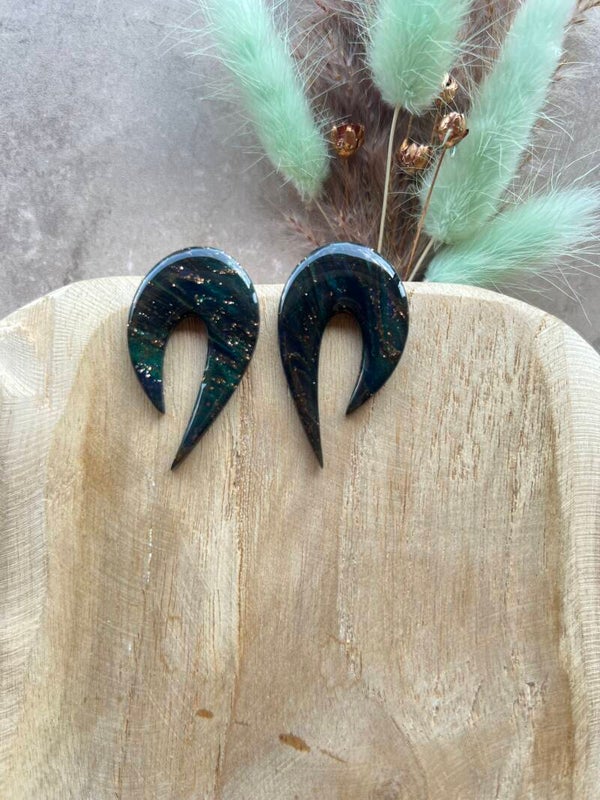 Maxi studs PEACOCK CHIQUE