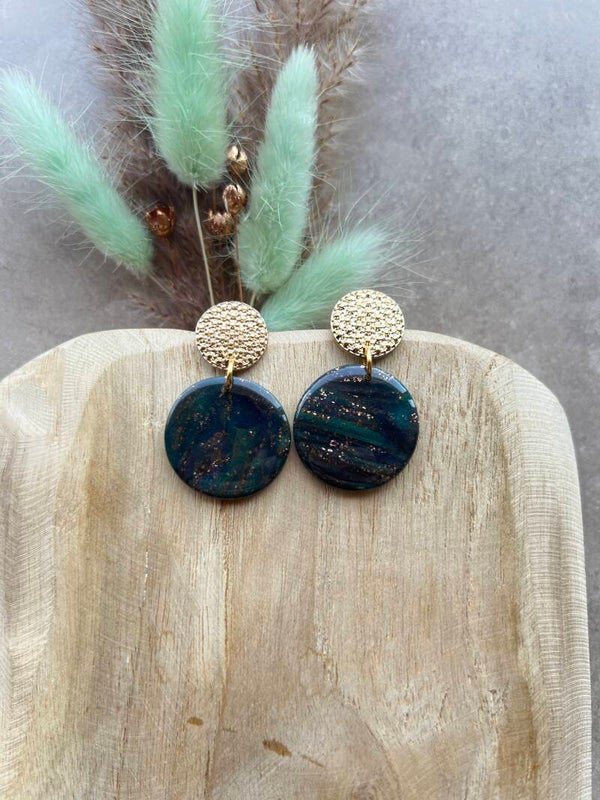 Oorbellen PEACOCK CHIQUE