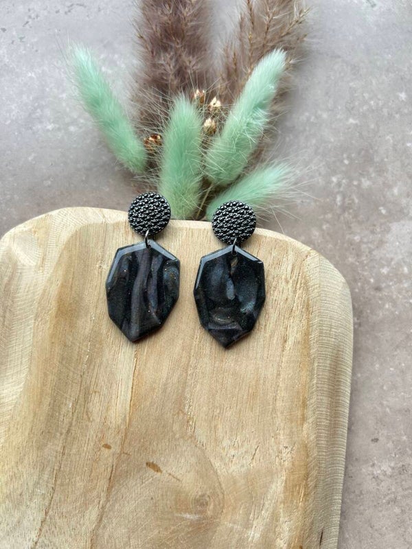 Statement oorbellen ONYX