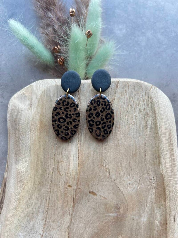 Oorbellen WILD REBEL black