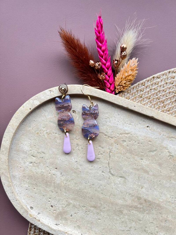 Katten oorbellen SPELLBOUND