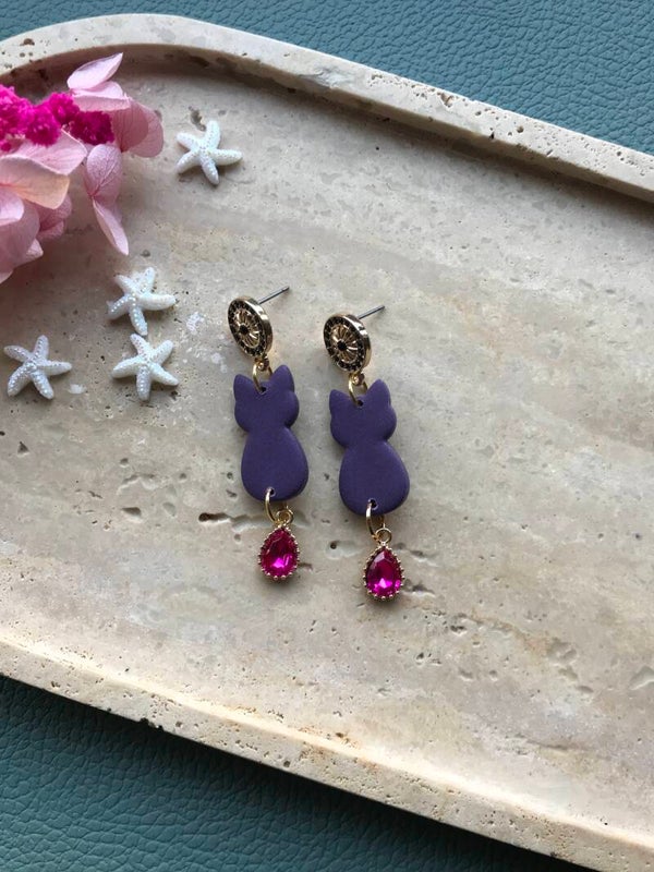 CRYSTAL TAIL purple fushia