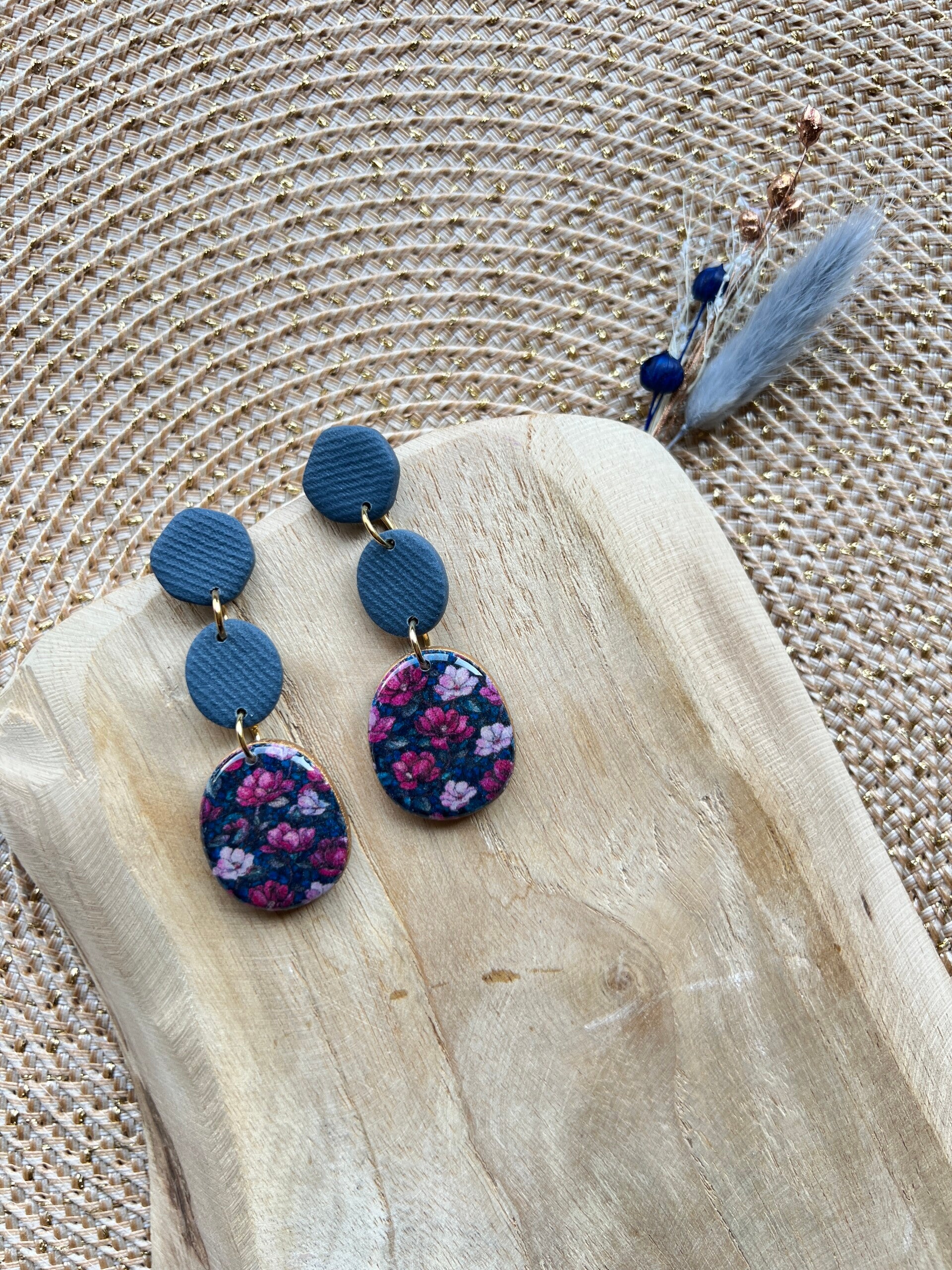 Oorbellen DENIM GARDEN 8