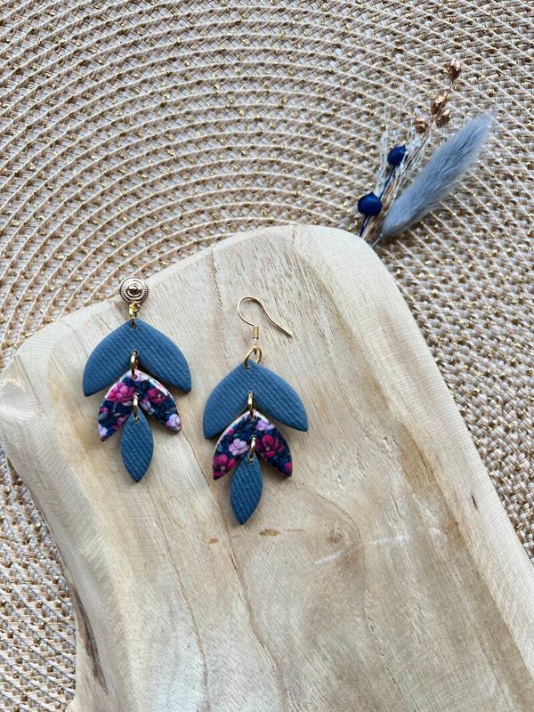 Oorbellen DENIM GARDEN 1