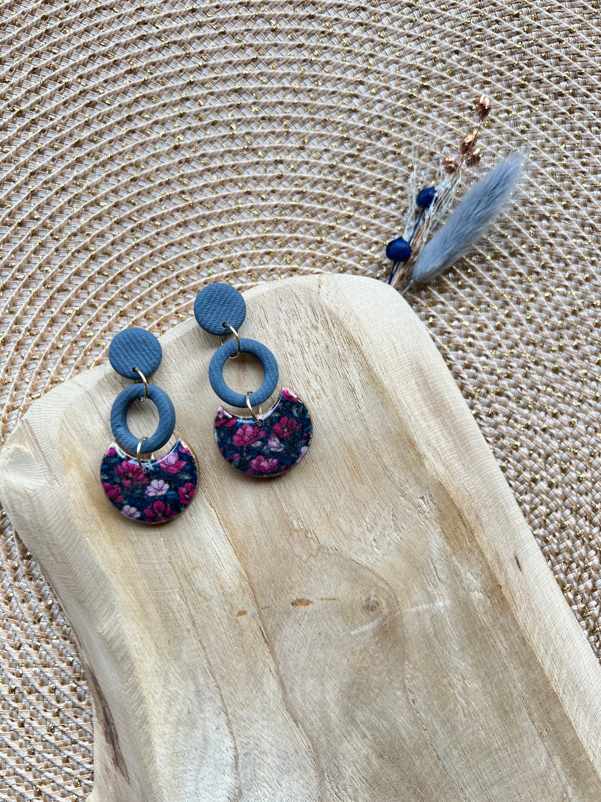 Oorbellen DENIM GARDEN 2
