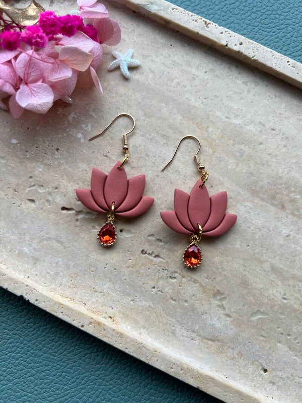 LOTUS burnt orange haakje