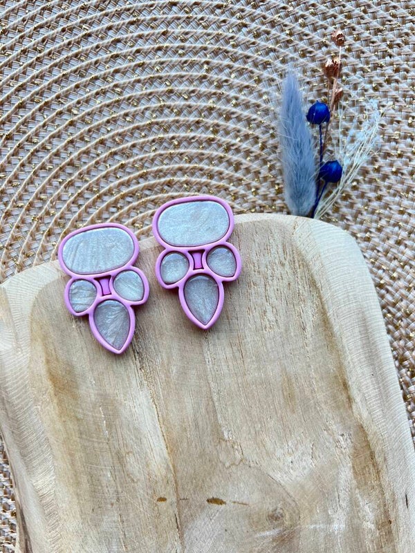 Untamed studs MAISON BLUSH