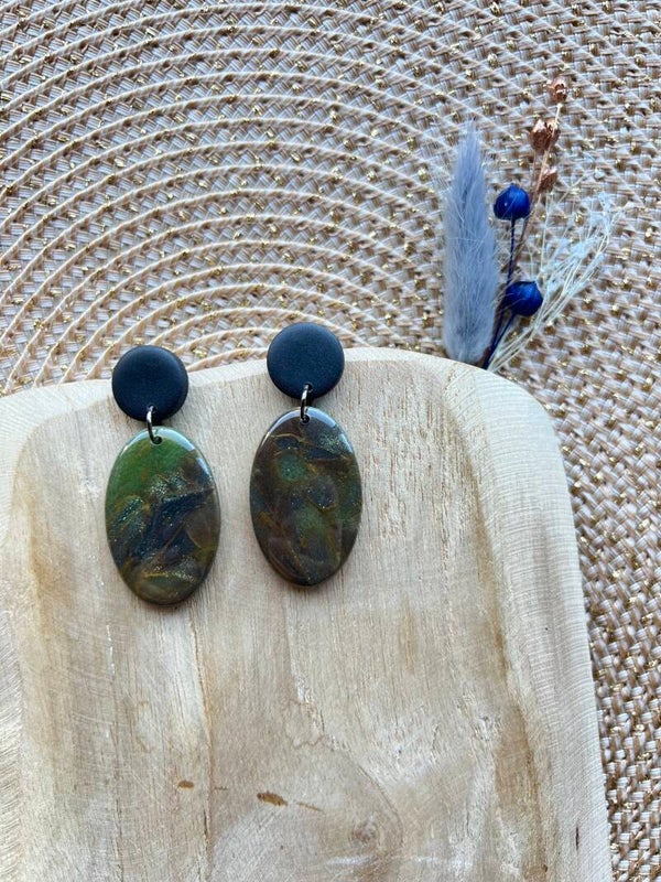 Oorbellen MOSSY ALURE small