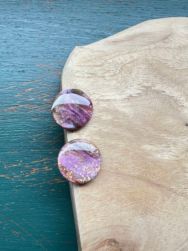 Studs AMETHYST FOREST