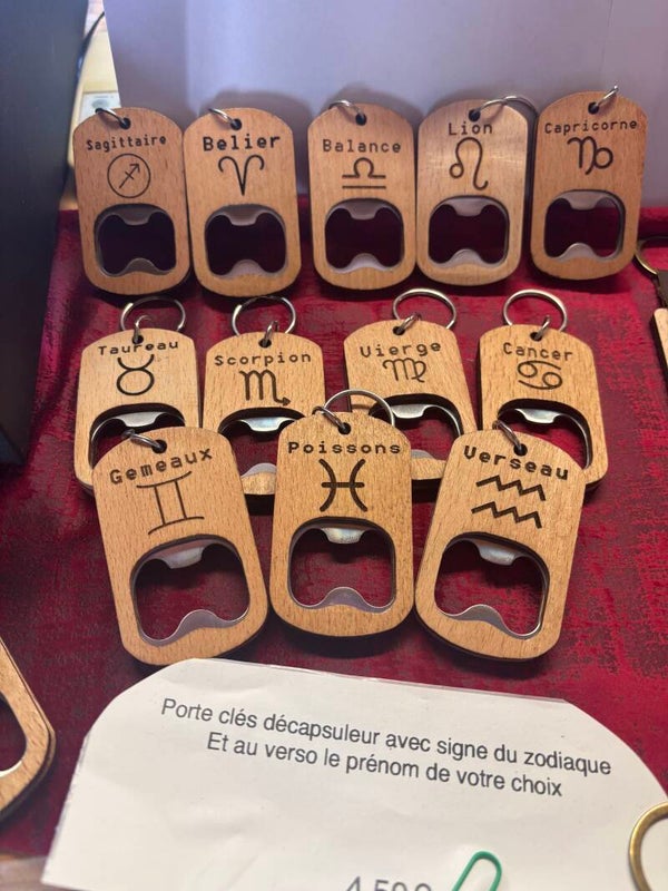 Porte clé décapsuleur